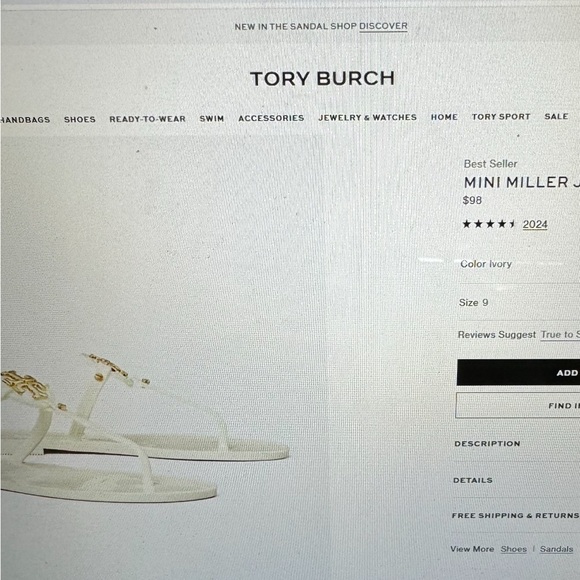 Mini Miller Jelly Sandal - Picture 4 of 4